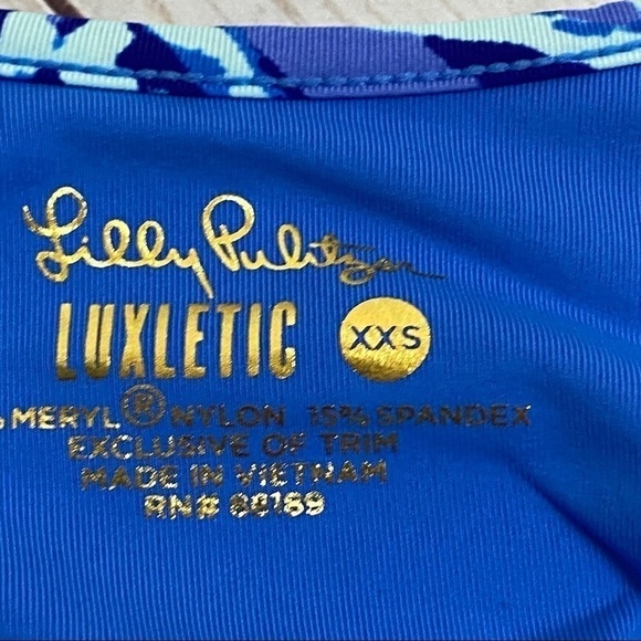 Lilly Pulitzer Meryl Nylon Sunray Bra‎ Tank Size XXS - Picture 8 of 10